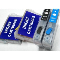 4 CARTOUCHES RECHARGEABLES T0711